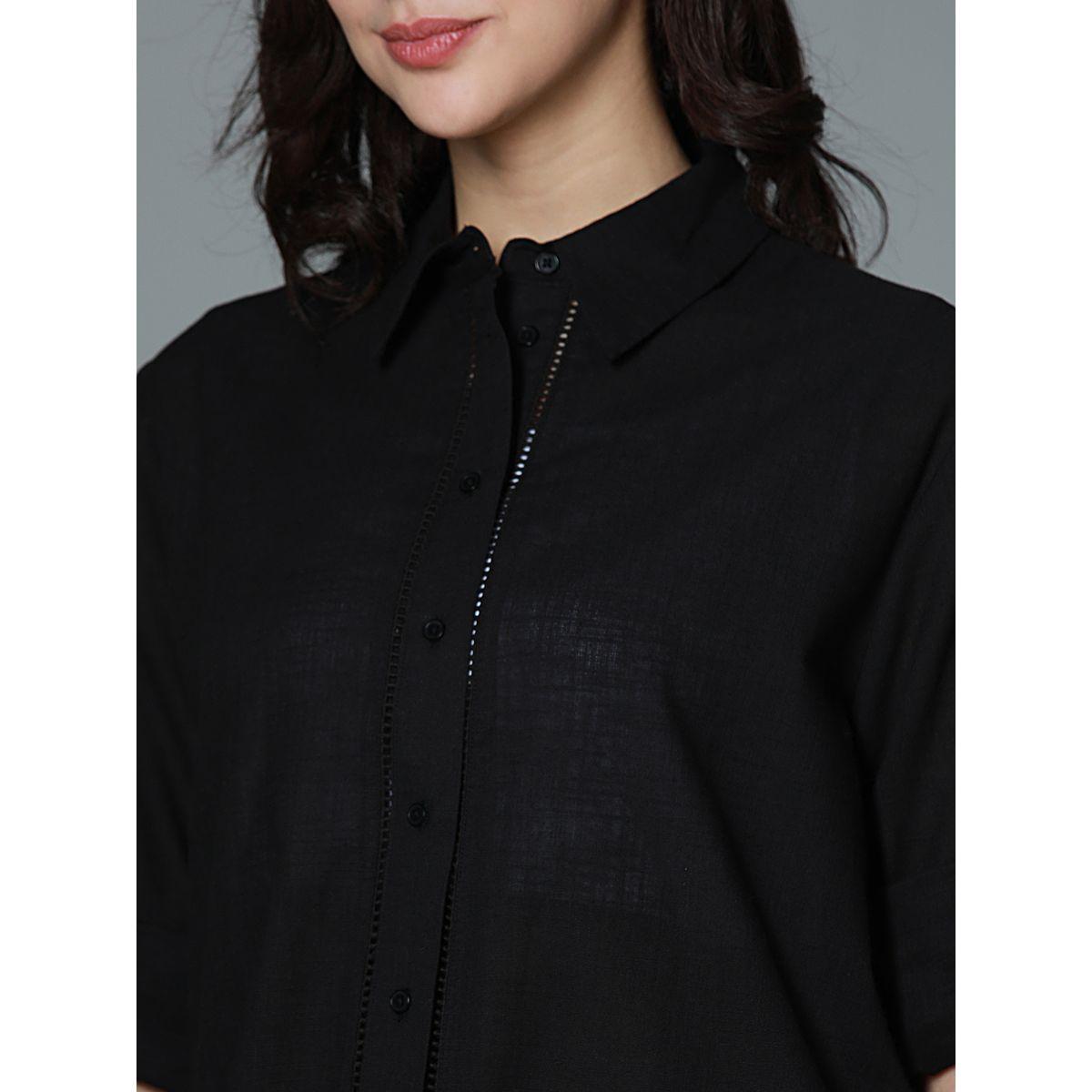 High Star X Styli  Classic Oversized Spread Collar Casual Shirt-women-clothing-shirtsandblouses-shirts-image-4
