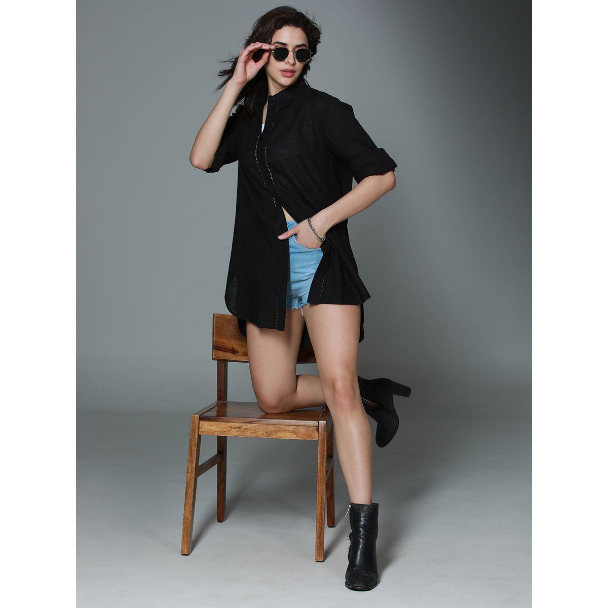 High Star X Styli  Classic Oversized Spread Collar Casual Shirt-women-clothing-shirtsandblouses-shirts-image-5