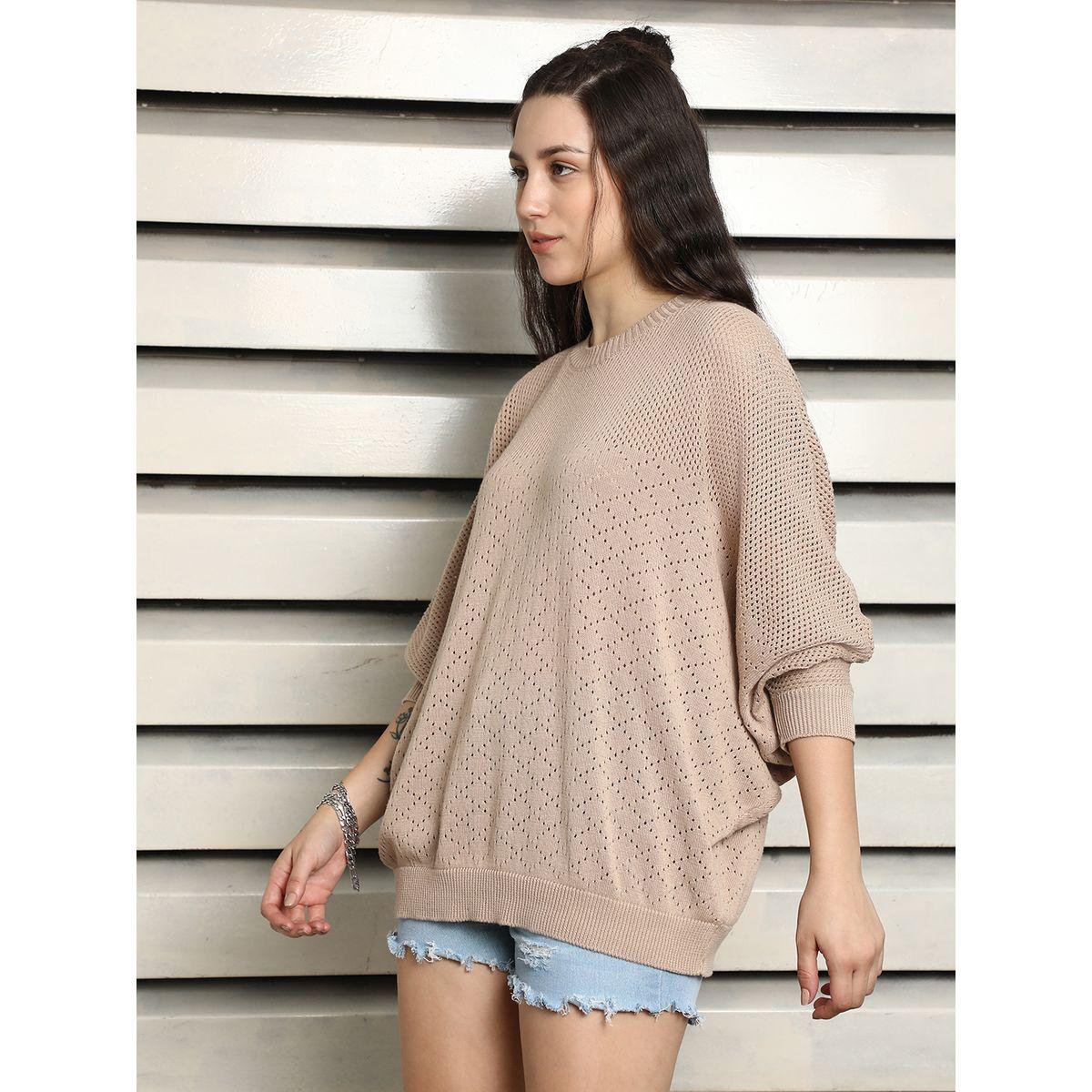 High Star X Styli  Relaxed Fit Batwing Sleeves Knit Top-women-clothing-shirtsandblouses-blouses-image-2