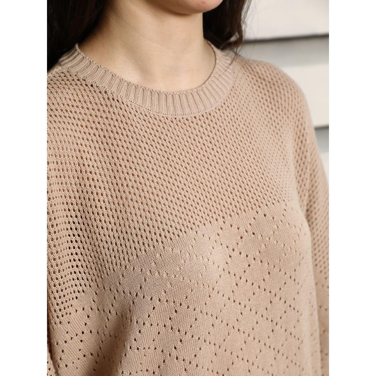 High Star X Styli  Relaxed Fit Batwing Sleeves Knit Top-women-clothing-shirtsandblouses-blouses-image-4