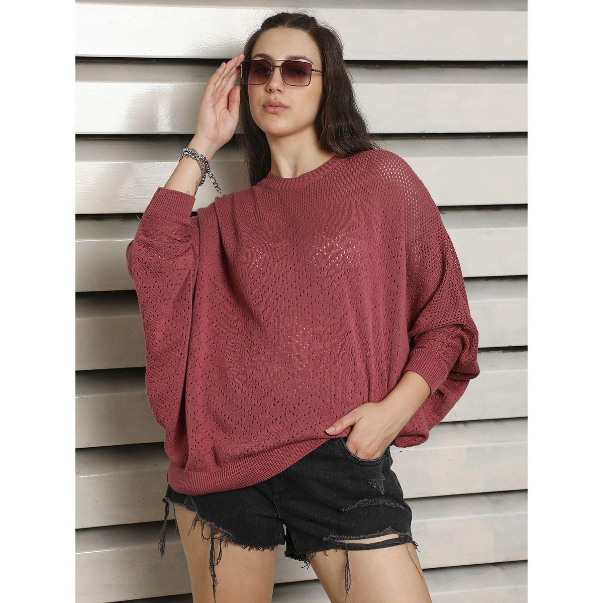 High Star X Styli  Relaxed Fit Batwing Sleeves Knit Top-women-clothing-shirtsandblouses-blouses-image-6