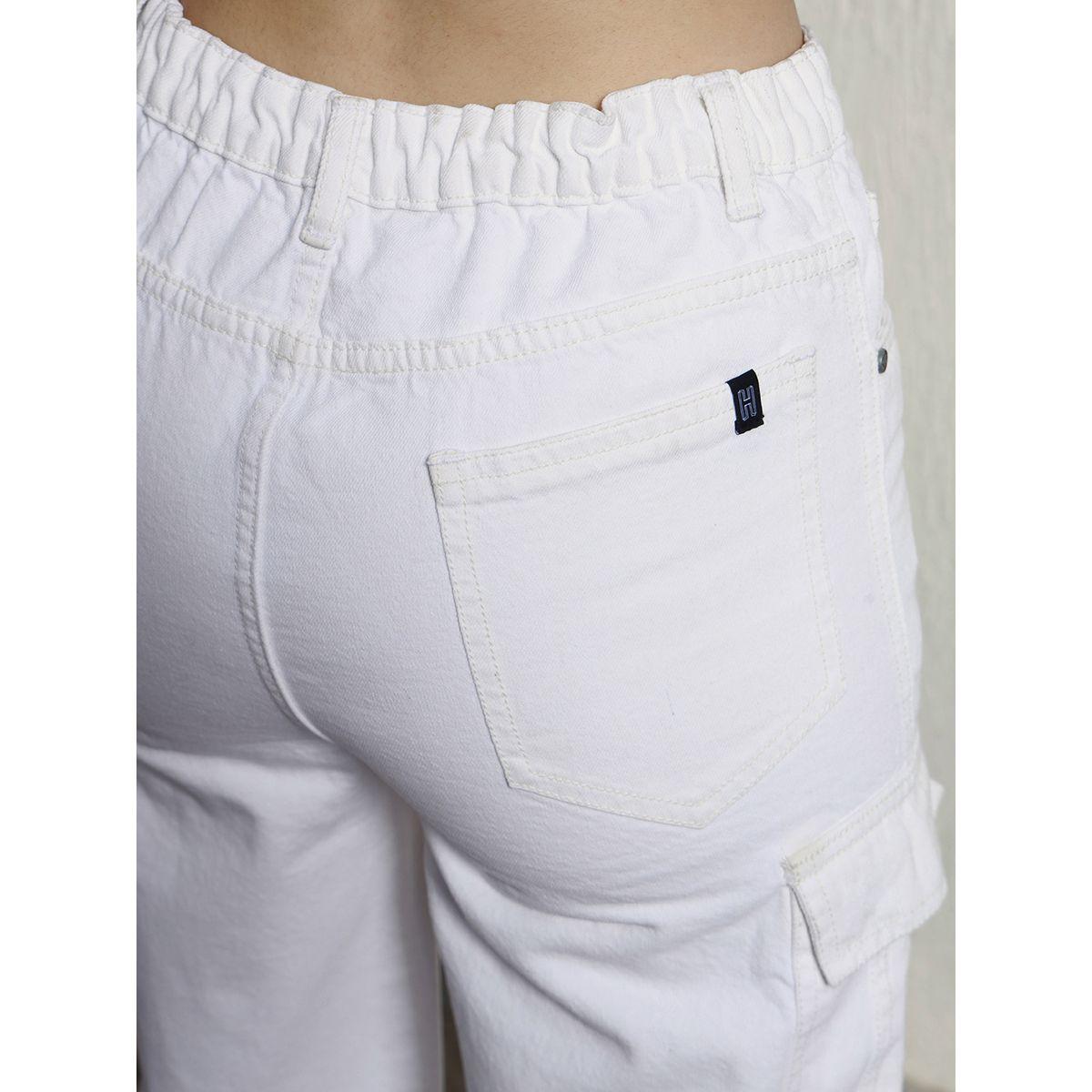 جينز بنمط كارجو وخصر عالي هابر هولم × ستايلي-women-clothing-bottoms-jeans-image-6