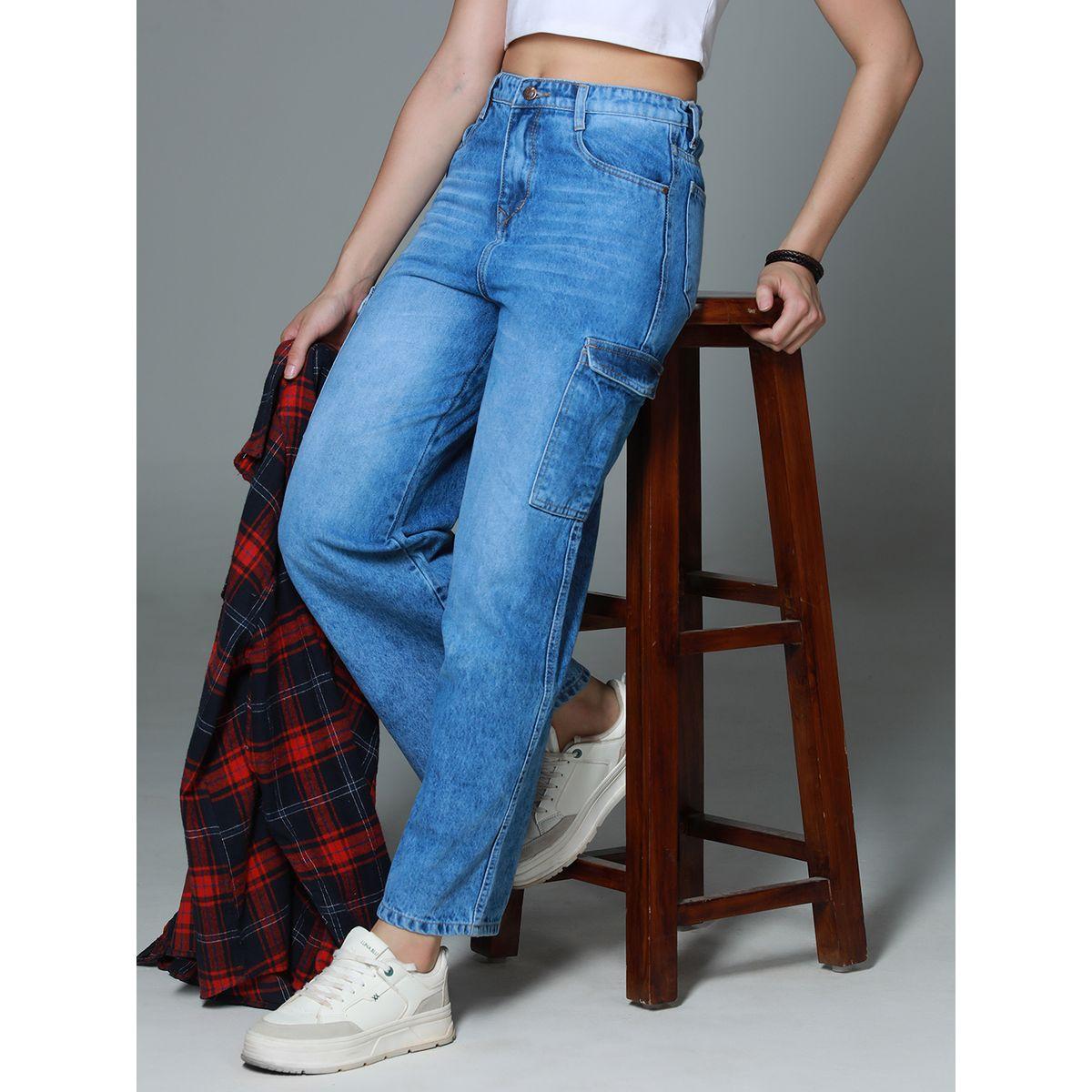 جينز بنمط كارجو وخصر عالي هاي ستار × ستايلي-women-clothing-bottoms-jeans-image-7