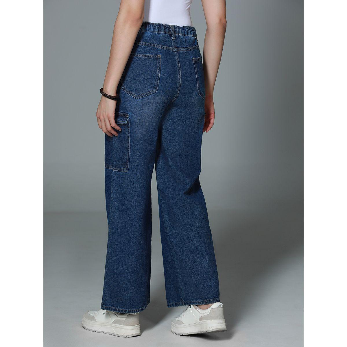 High Star X Styli  High Rise Clean Look Cargo Style Jeans-women-clothing-bottoms-jeans-image-1