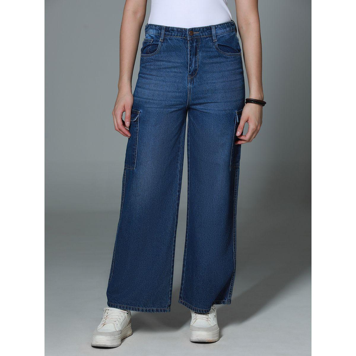 High Star X Styli  High Rise Clean Look Cargo Style Jeans-women-clothing-bottoms-jeans-image-2
