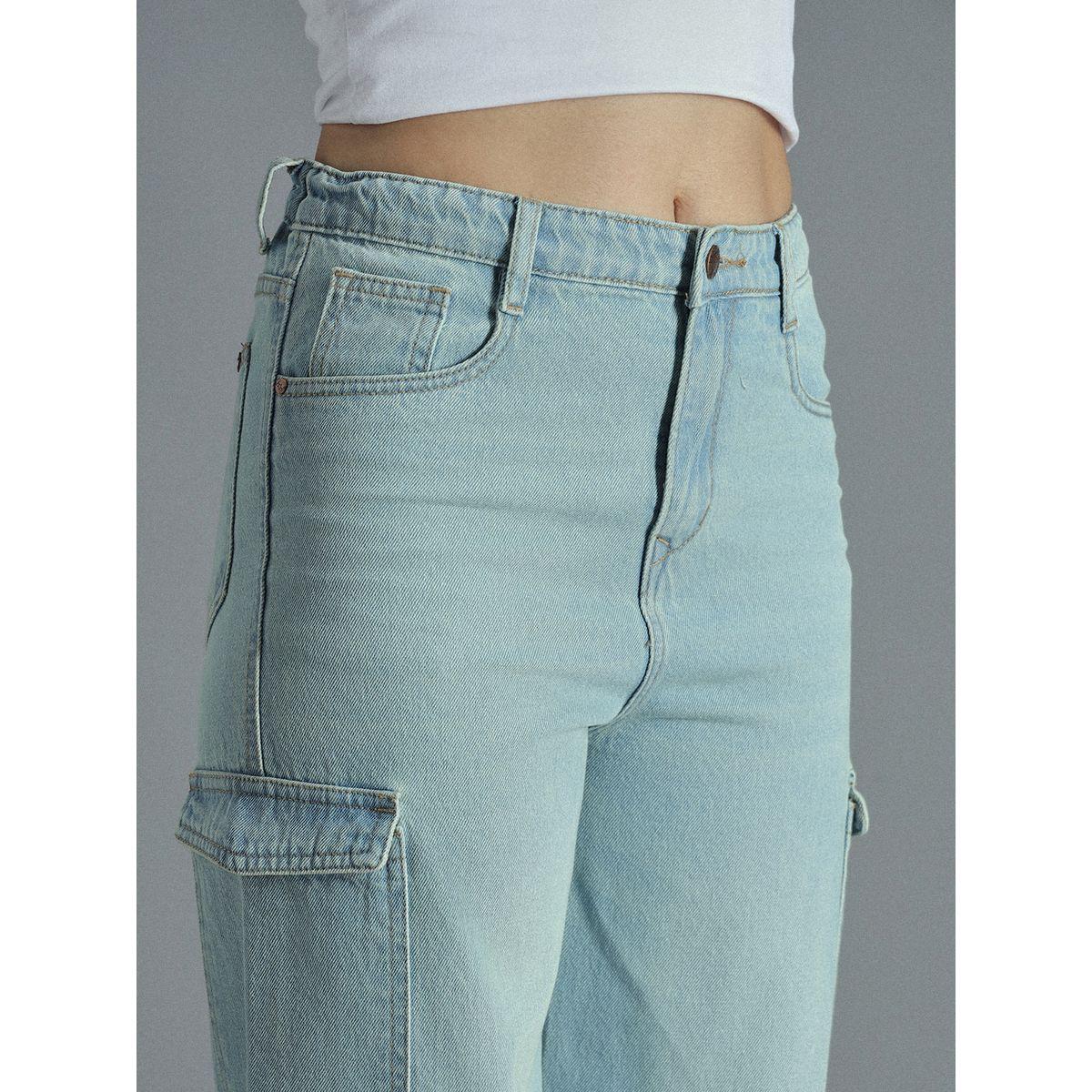 High Star X Styli  High Rise Clean Look Cargo Style Jeans-women-clothing-bottoms-jeans-image-4