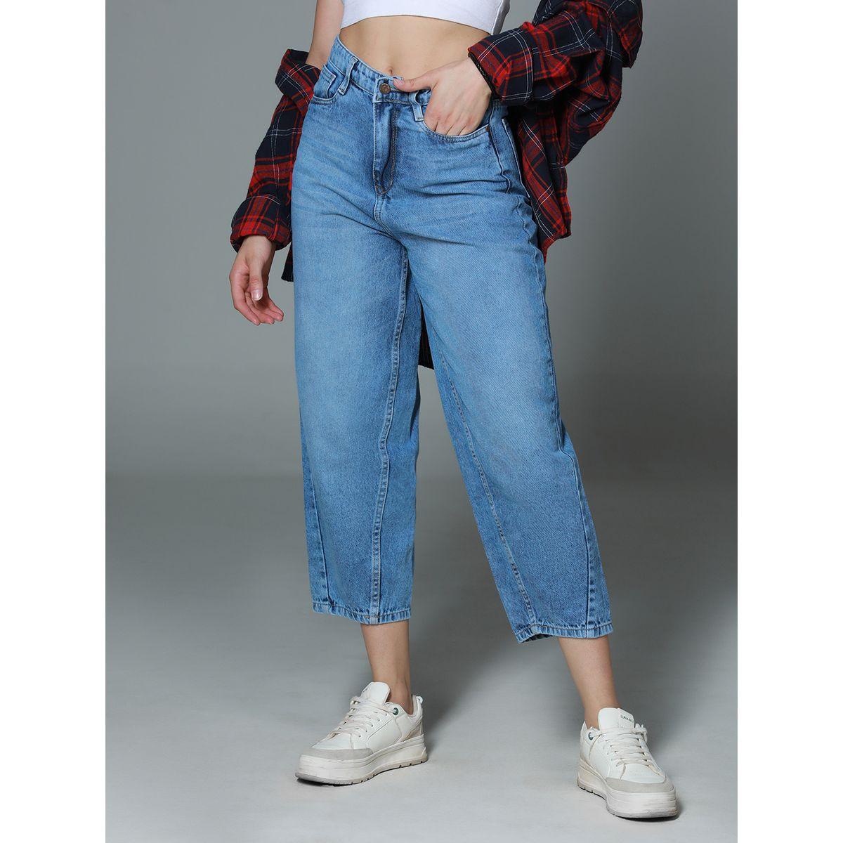 جينز بقصة سلوشي وخصر عالي هاي ستار × ستايلي-women-clothing-bottoms-jeans-image-6