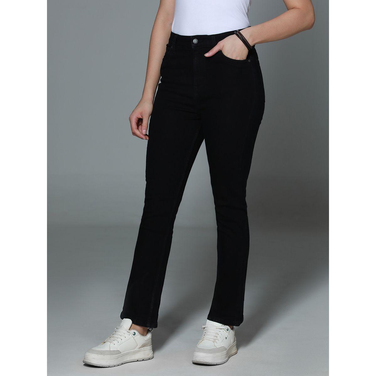 جينز قطن بوت كات بخصر عالي هاي ستار × ستايلي-women-clothing-bottoms-jeans-image-3