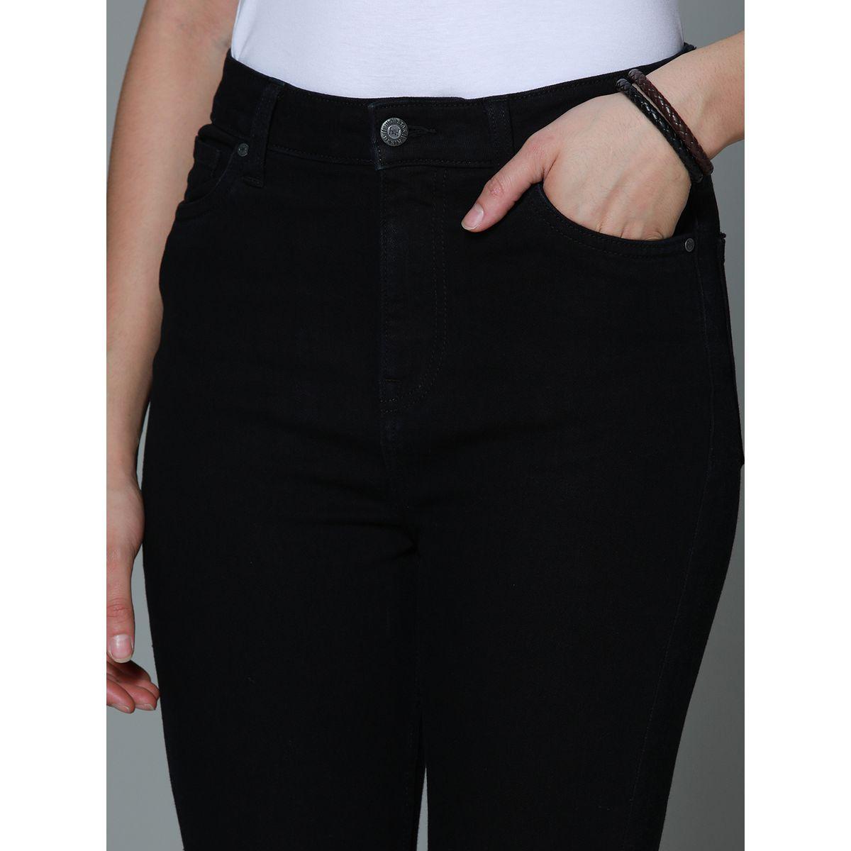 High Star X Styli  High Rise Bootcut Clean Look Cotton Jeans-women-clothing-bottoms-jeans-image-4