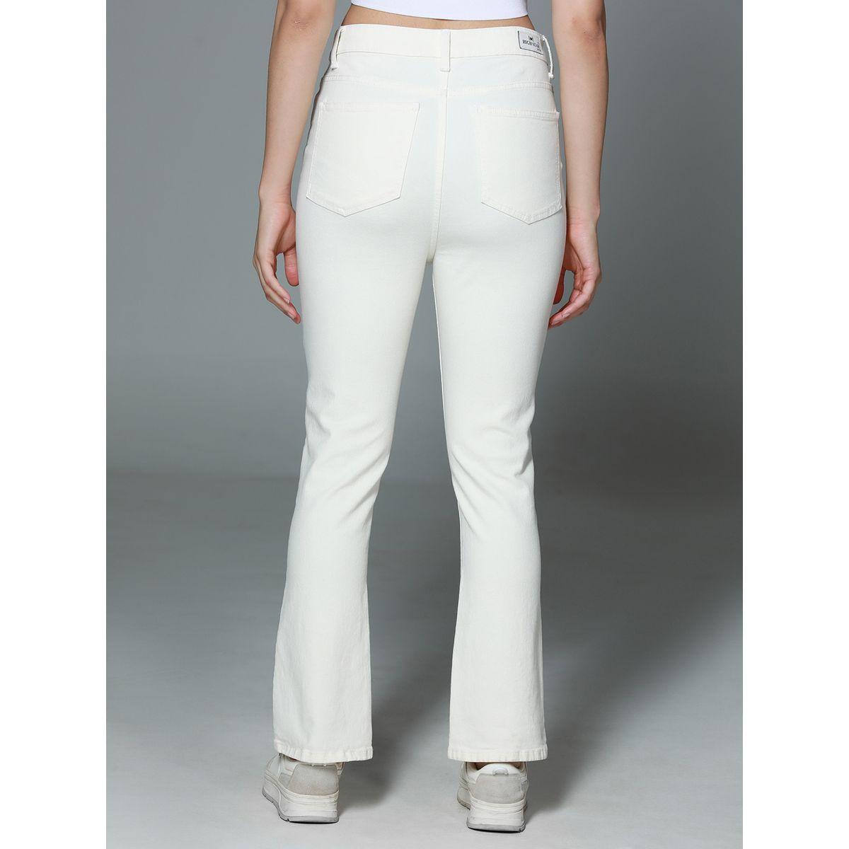 High Star X Styli  High Rise Bootcut Clean Look Cotton Jeans-women-clothing-bottoms-jeans-image-2