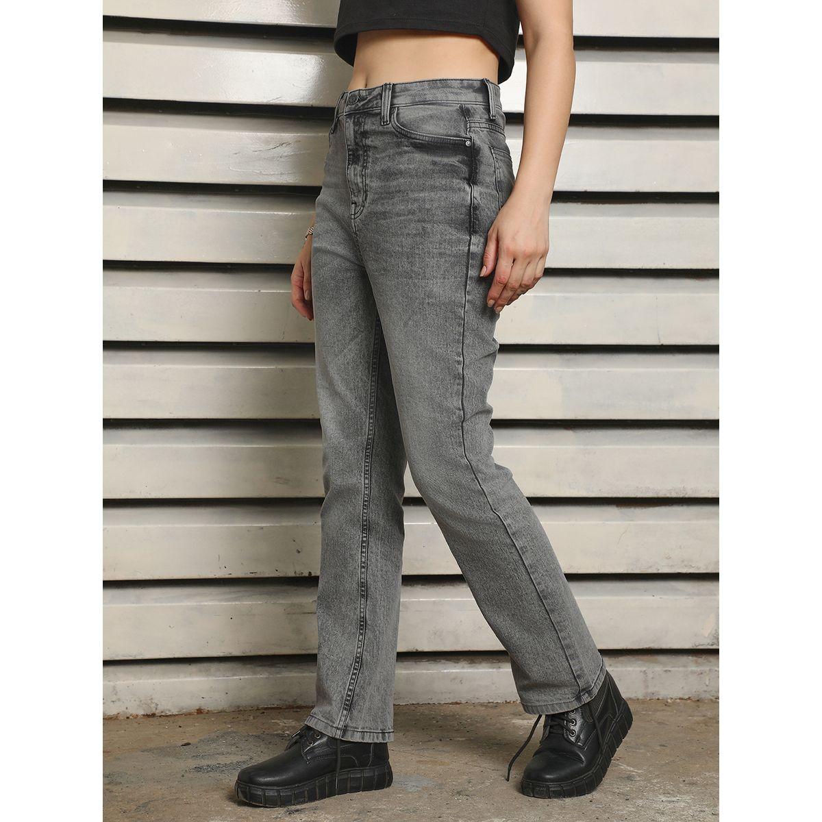 جينز بقصة سليم فت وخصر عالي هاي ستار × ستايلي-women-clothing-bottoms-jeans-image-2