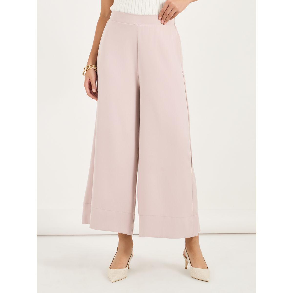 Styli Wide Leg Culotte Pants with Elastic Waistband-women-clothing-bottoms-trousers-image-2