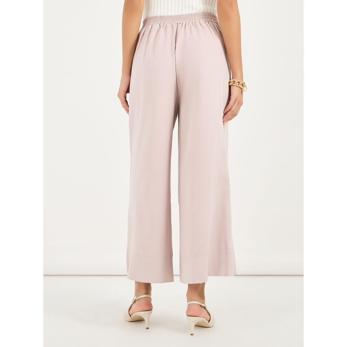 Styli Wide Leg Culotte Pants with Elastic Waistband-women-clothing-bottoms-trousers-image-4