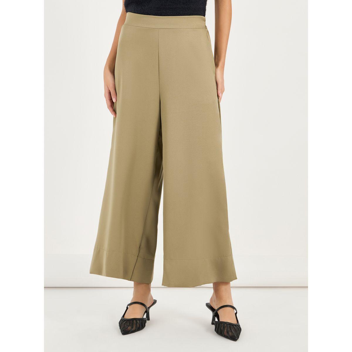 Styli Wide Leg Culotte Pants with Elastic Waistband-women-clothing-bottoms-trousers-image-2