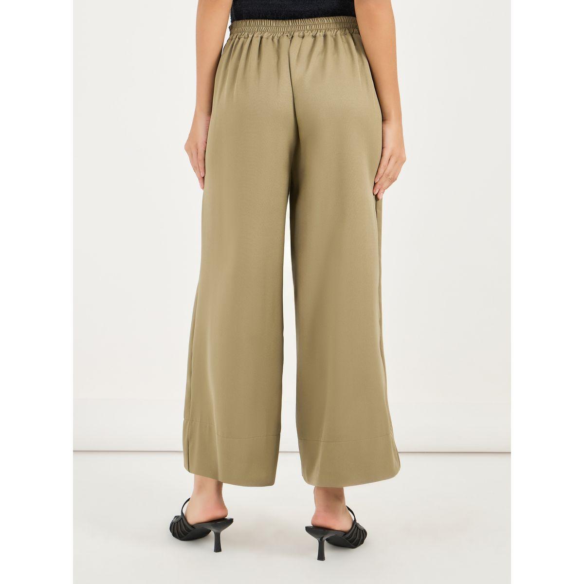 Styli Wide Leg Culotte Pants with Elastic Waistband-women-clothing-bottoms-trousers-image-5