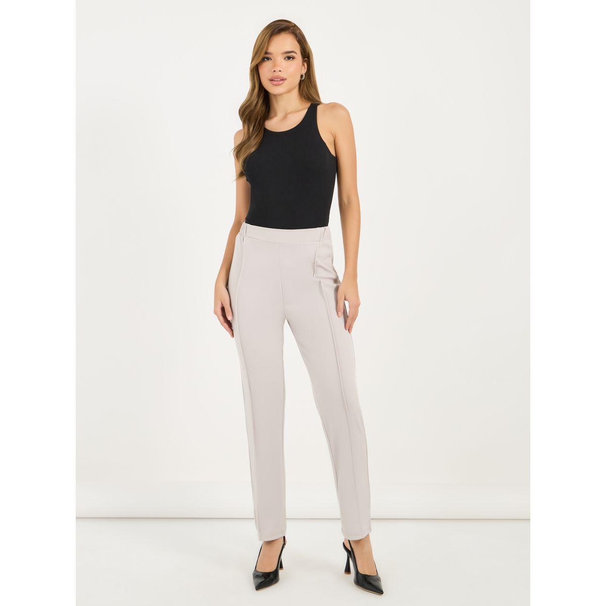 بنطال بطول الكاحل وقصة سليم فت-women-clothing-bottoms-trousers-image-1