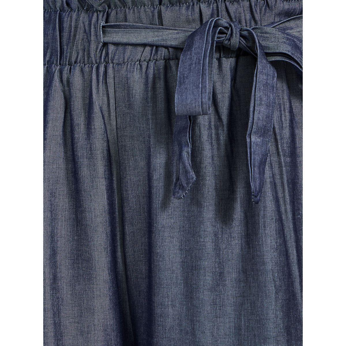 بنطال بخصر عالي بيبر باغ وأربطة-women-clothing-bottoms-trousers-image-3