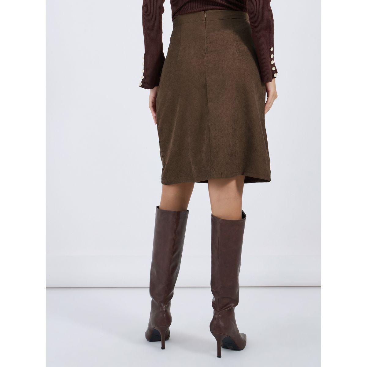 High Rise Side Pocket Corduroy Skirt-women-clothing-bottoms-skirts-image-4