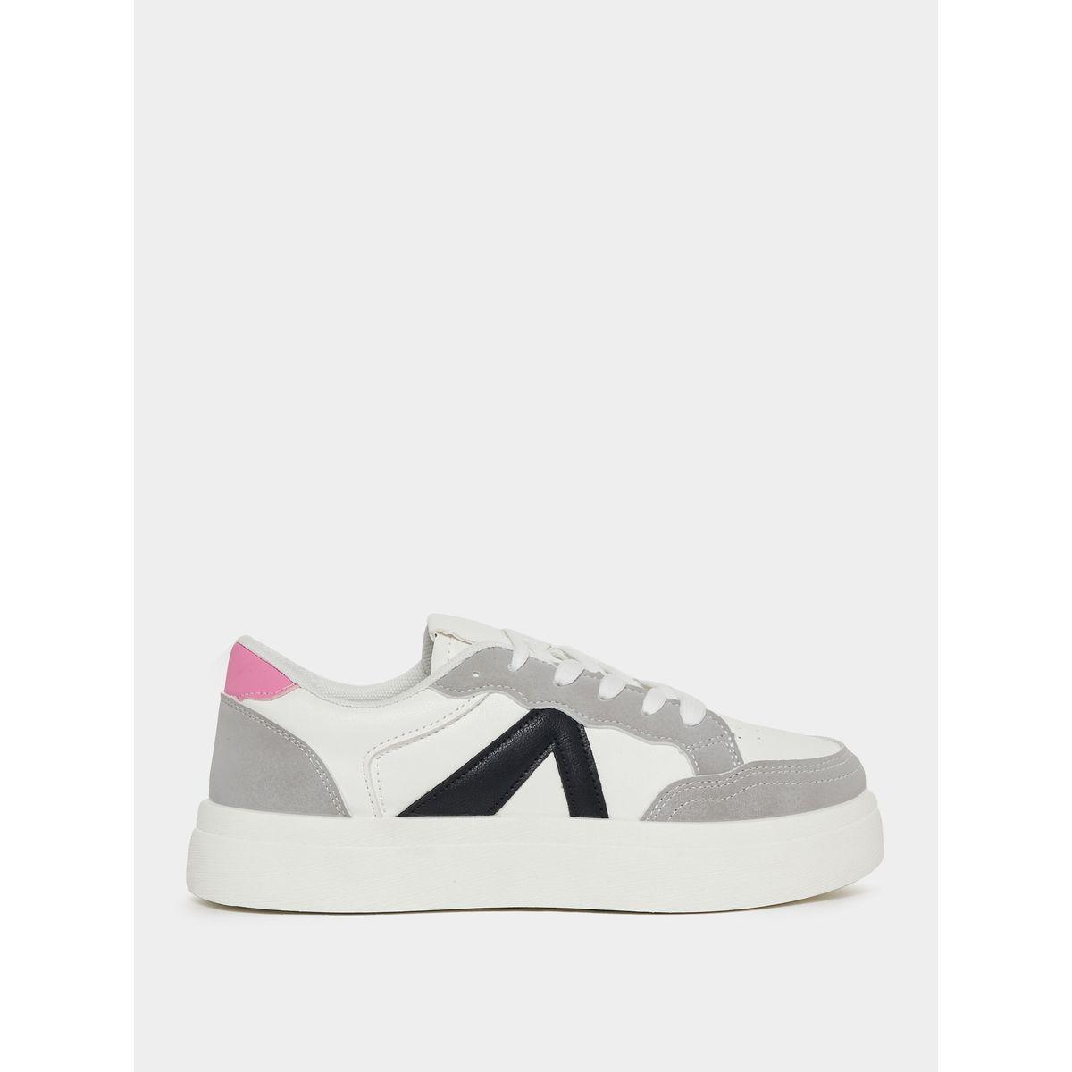 Styli Color Block Platform Sole Sneakers-women-shoes-sneakers-image-2