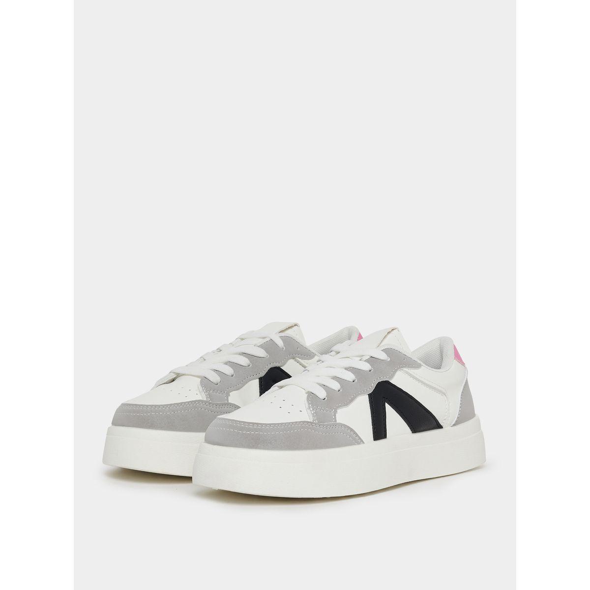 Styli Color Block Platform Sole Sneakers-women-shoes-sneakers-image-3