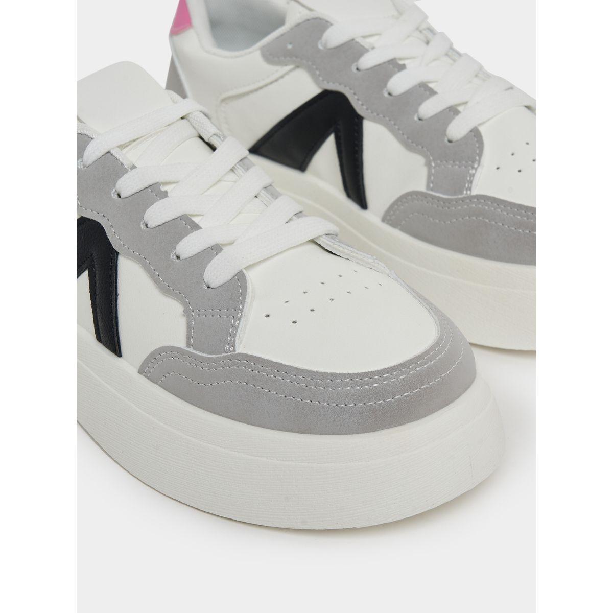 Styli Color Block Platform Sole Sneakers-women-shoes-sneakers-image-5