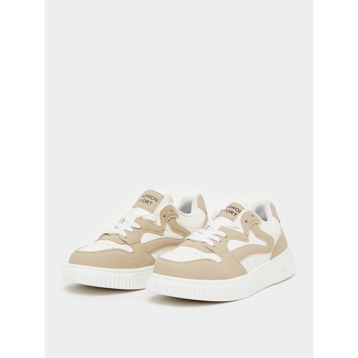 Styli Color Block Lace Up Sneakers-women-shoes-sneakers-image-3