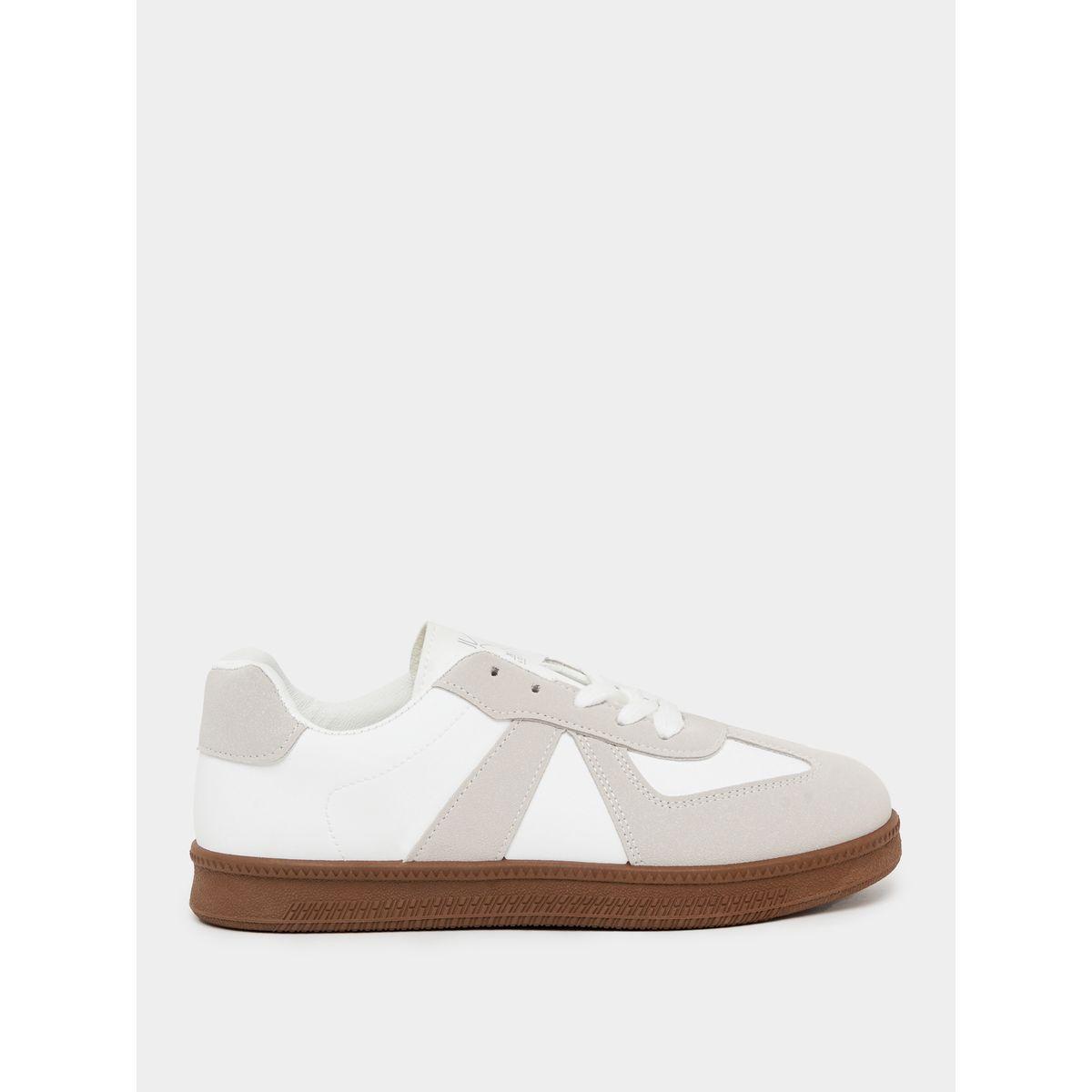 Styli Contrast Panel Gum Sole Sneakers-women-shoes-sneakers-image-1