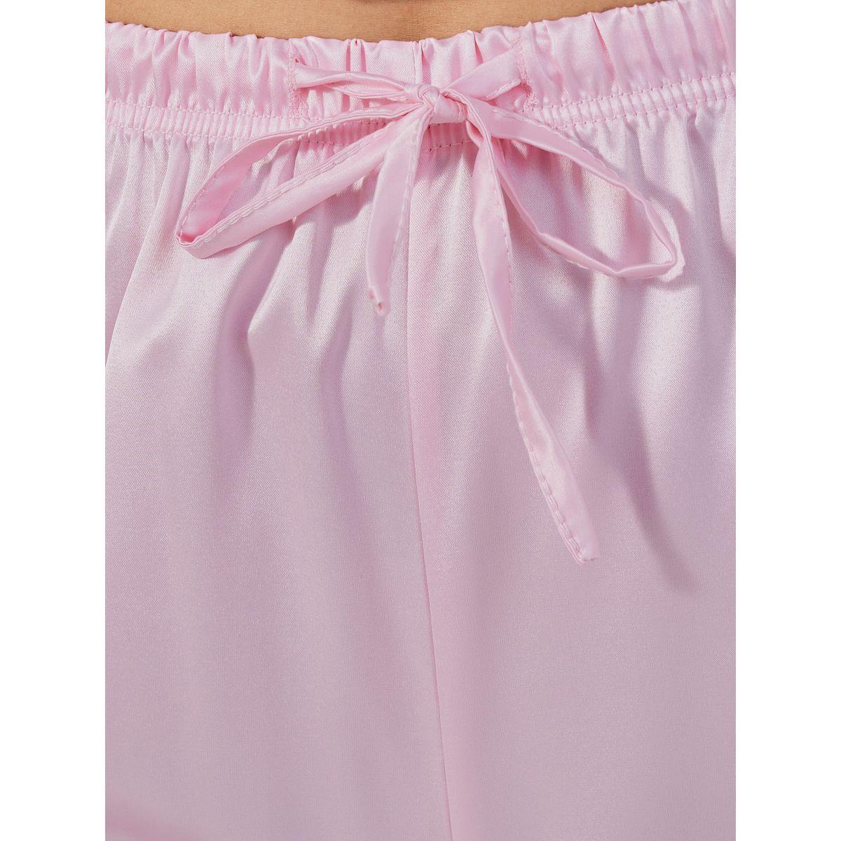 طقم من بنطال بيجاما وبلوزة بطبعة زهور مع أربطة-women-clothing-nightwear-pyjamas-longsets-image-6