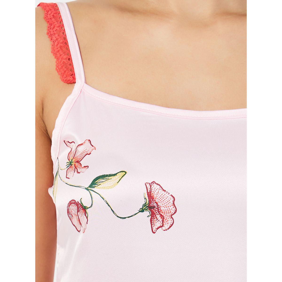 Styli Unwind Floral Placement Contrast Lace Slip Dress-women-clothing-nightwear-nighties-image-3