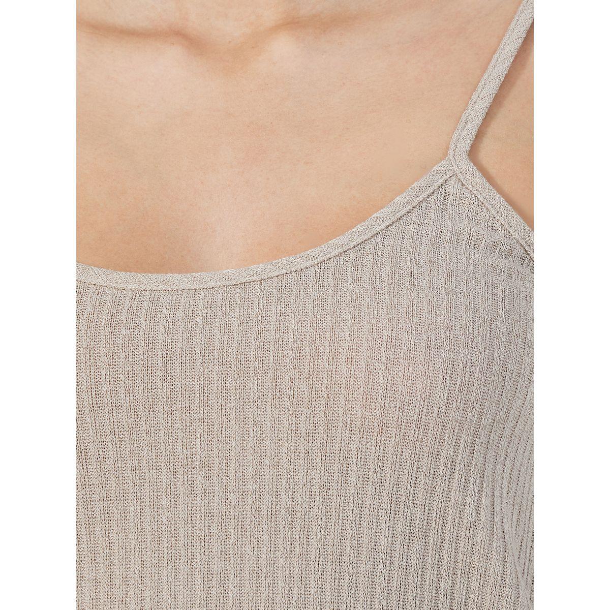 Styli Unwind Pack of 3 - Brushed Ribbed Strappy Cami Top, Pants & Robe-women-clothing-coordsets-image-4