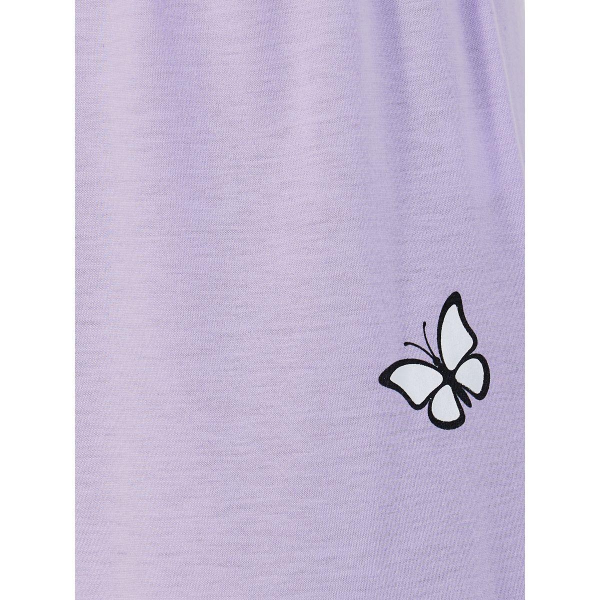 Styli Unwind Slogan Print Ruffle Sleeves T-Shirt & Pants Pyjama Set-women-clothing-nightwear-pyjamas-longsets-image-6