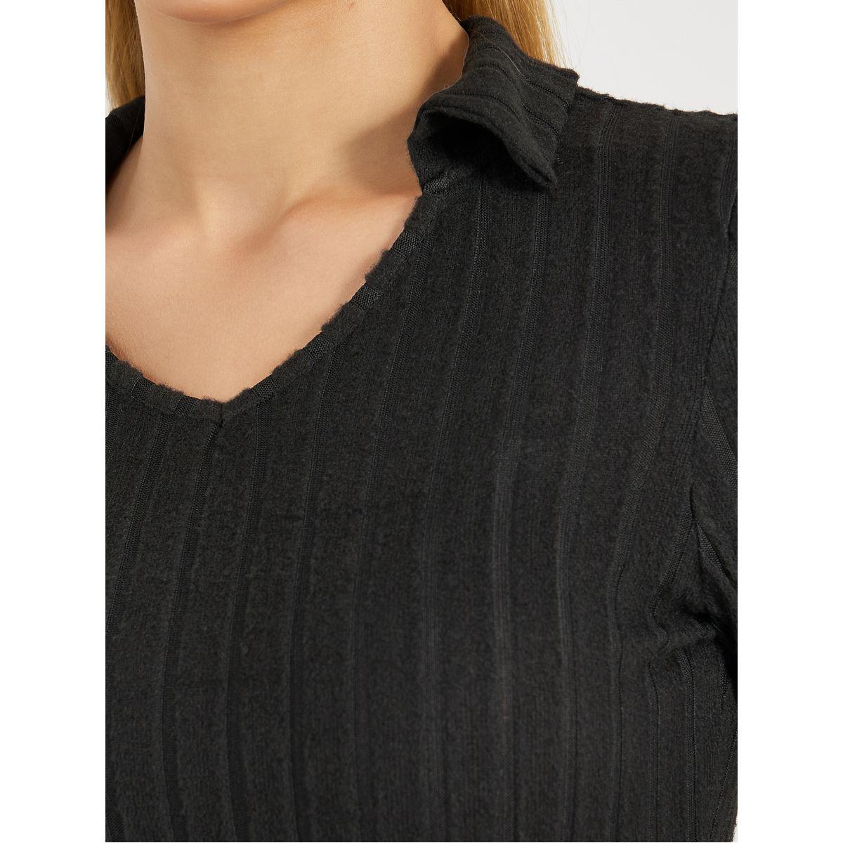 فستان طويل ضيق مع شق جانبي-women-clothing-dresses-image-3
