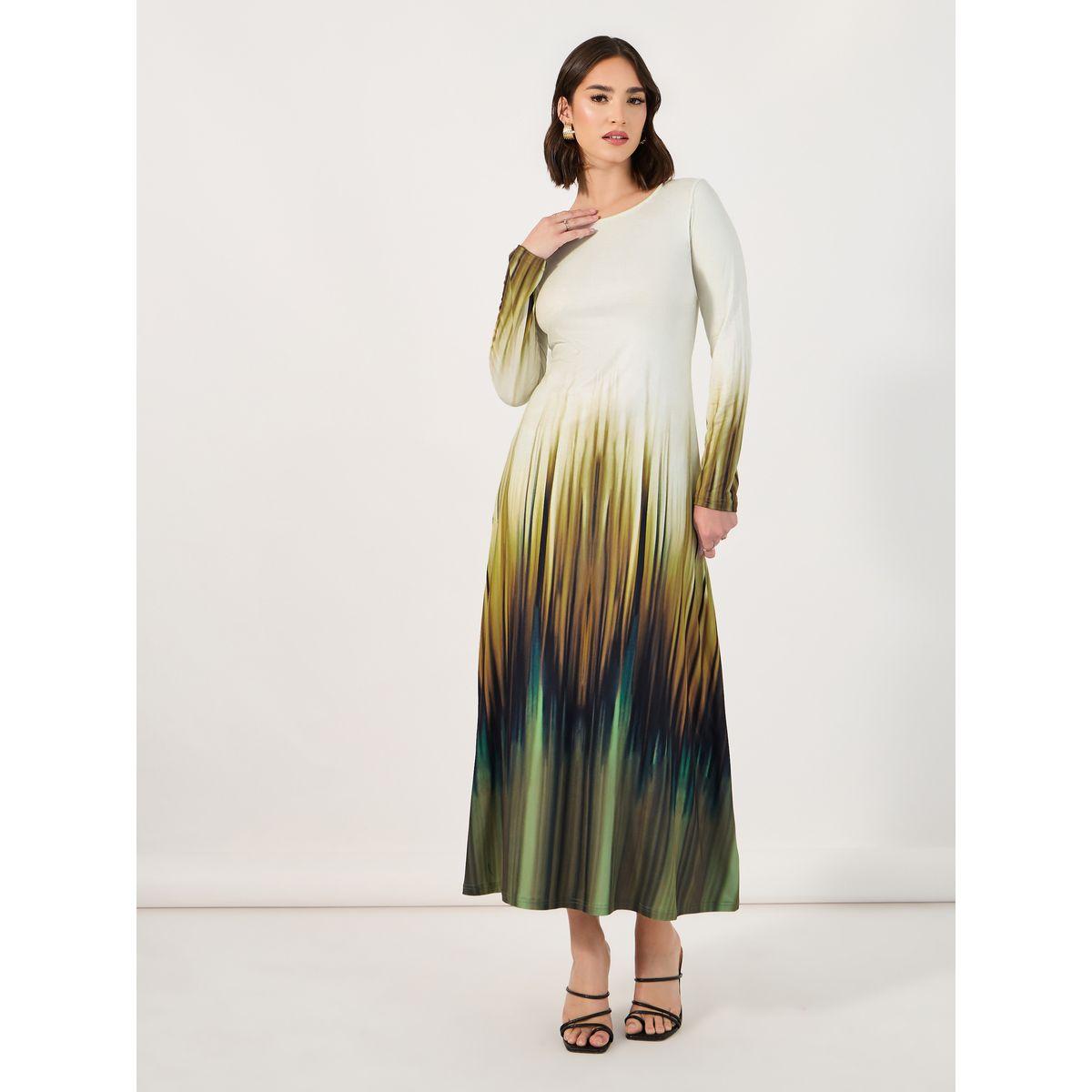 Styli Tie & Dye Print A-Line Maxi Dress-women-clothing-dresses-image-3