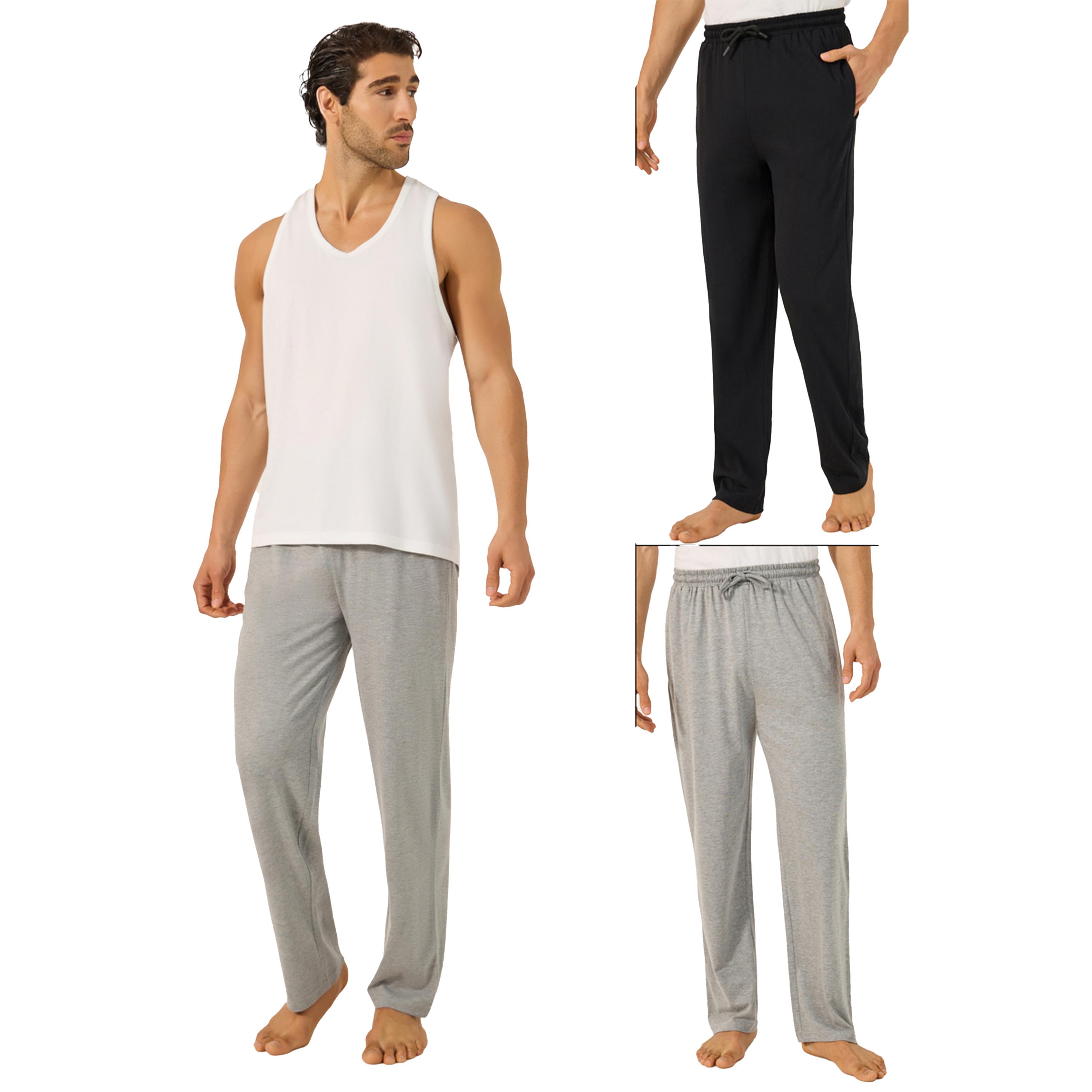 Styli Pack of 2 - Straight Pyjama with Drawcord-men-clothing-nightwear-pyjamaandshorts-image-1