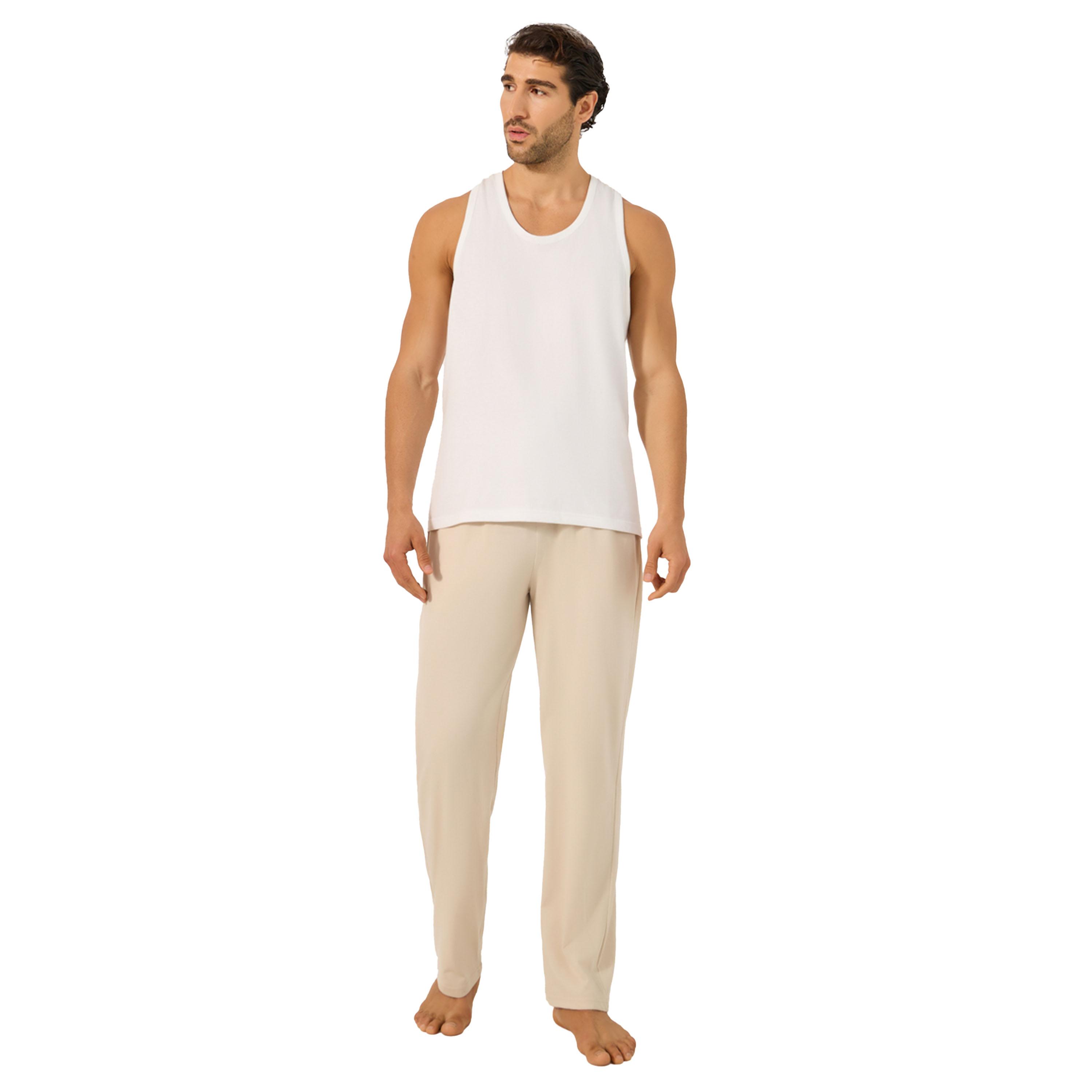 Styli Pack of 2 - Solid Open Hem Pyjama with Drawstring-men-clothing-nightwear-pyjamaandshorts-image-3