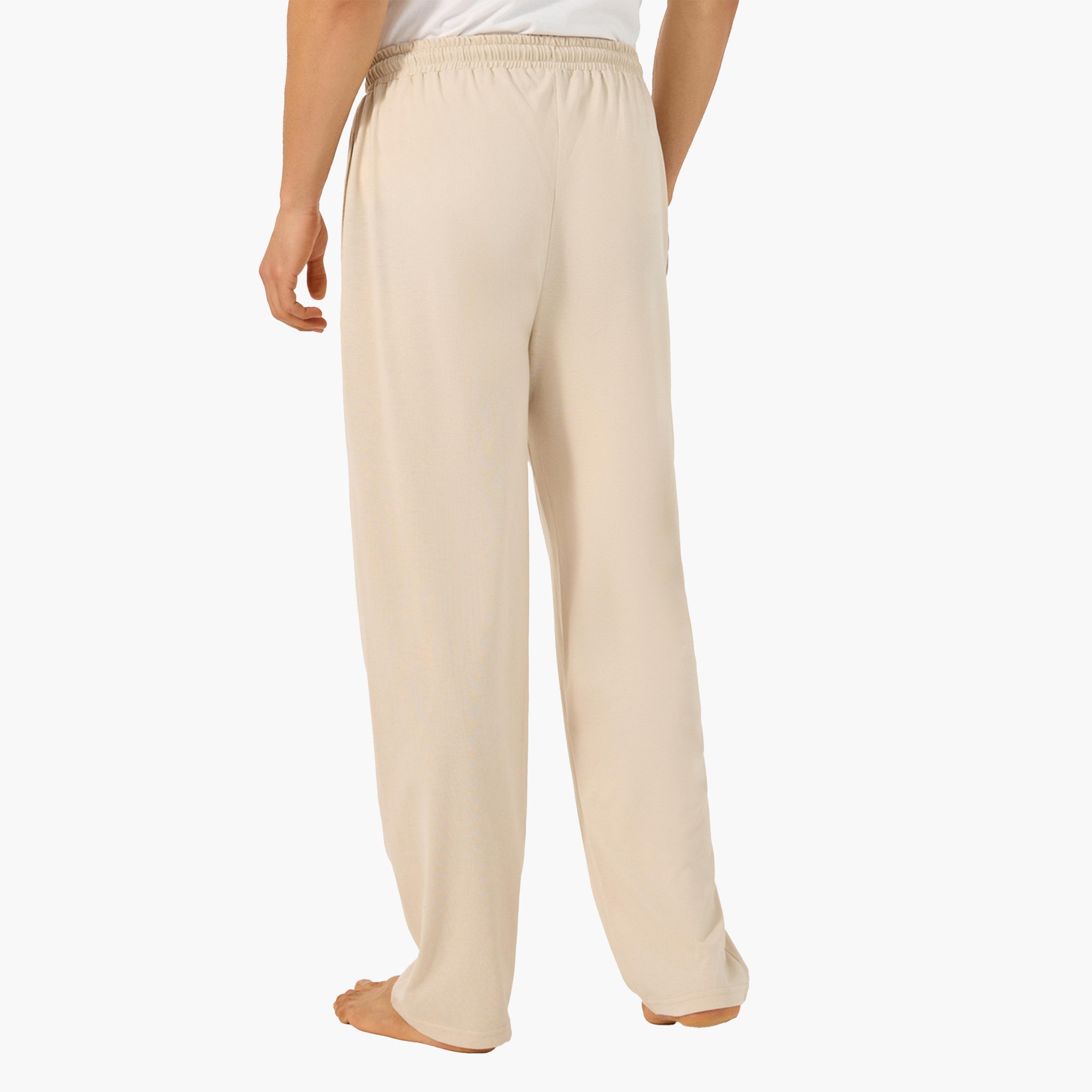 Styli Pack of 2 - Solid Open Hem Pyjama with Drawstring-men-clothing-nightwear-pyjamaandshorts-image-5