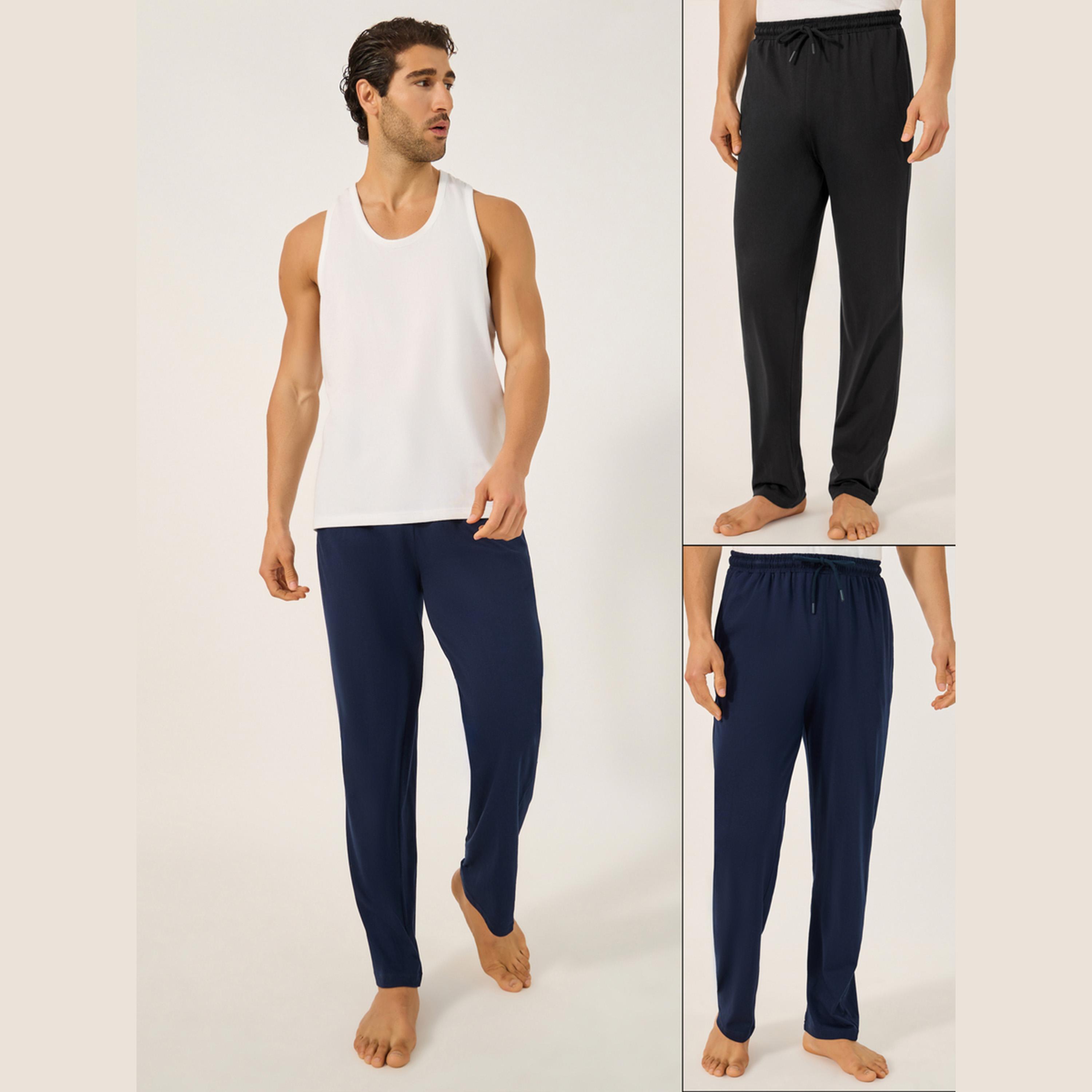 Styli Unwind Set Of 2 - Straight Pyjama With Drawcord-men-clothing-nightwear-pyjamaandshorts-image-1