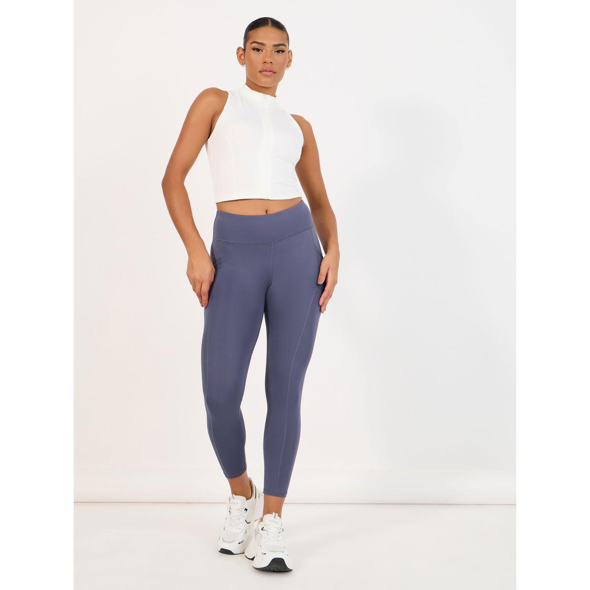 Styli Active Mesh Pocket Stitch Detail Leggings-women-clothing-sportswearandactivewear-bottoms-image-1