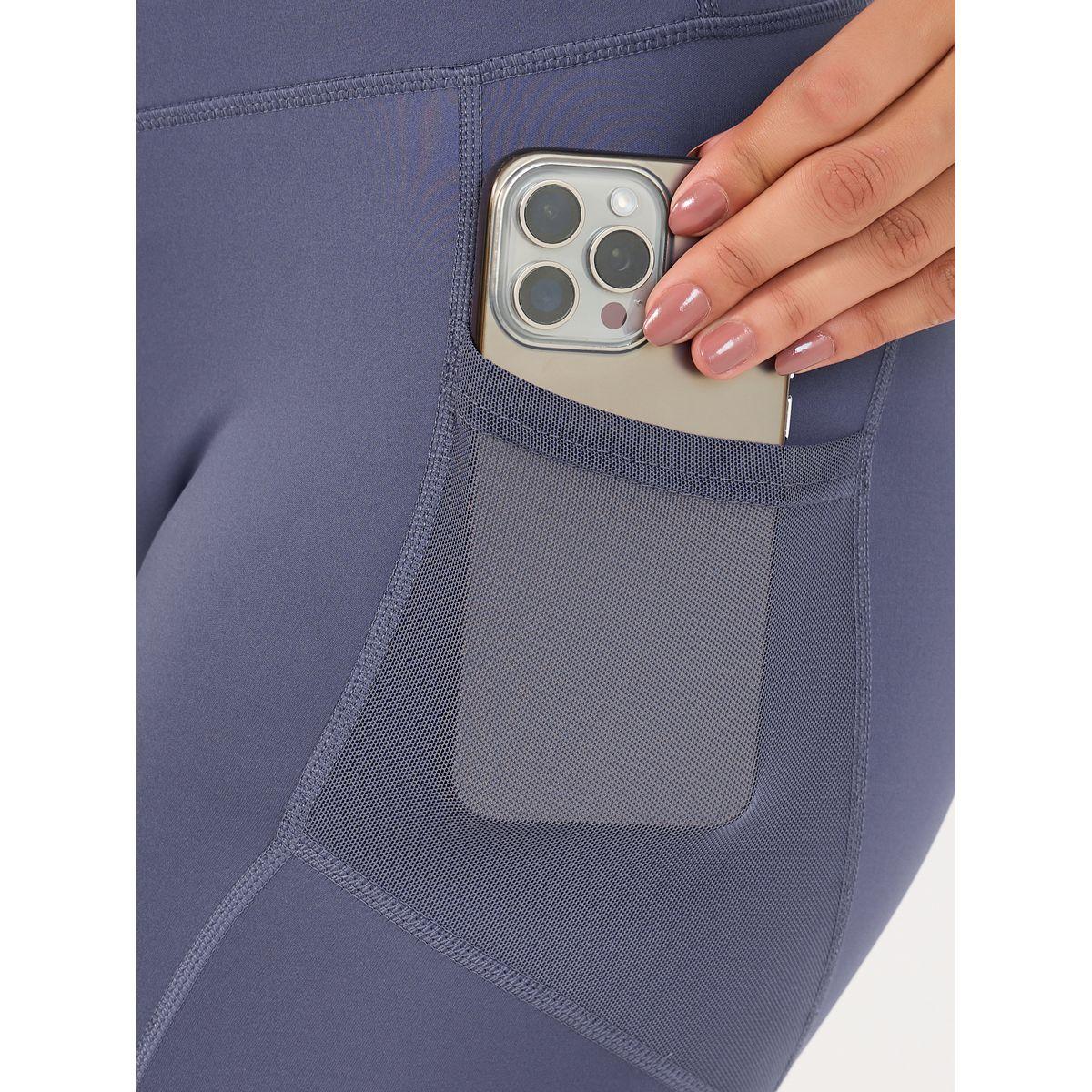 ليقنز مزين بدرزات مع جيوب بتفاصيل شبكية-women-clothing-sportswearandactivewear-bottoms-image-3