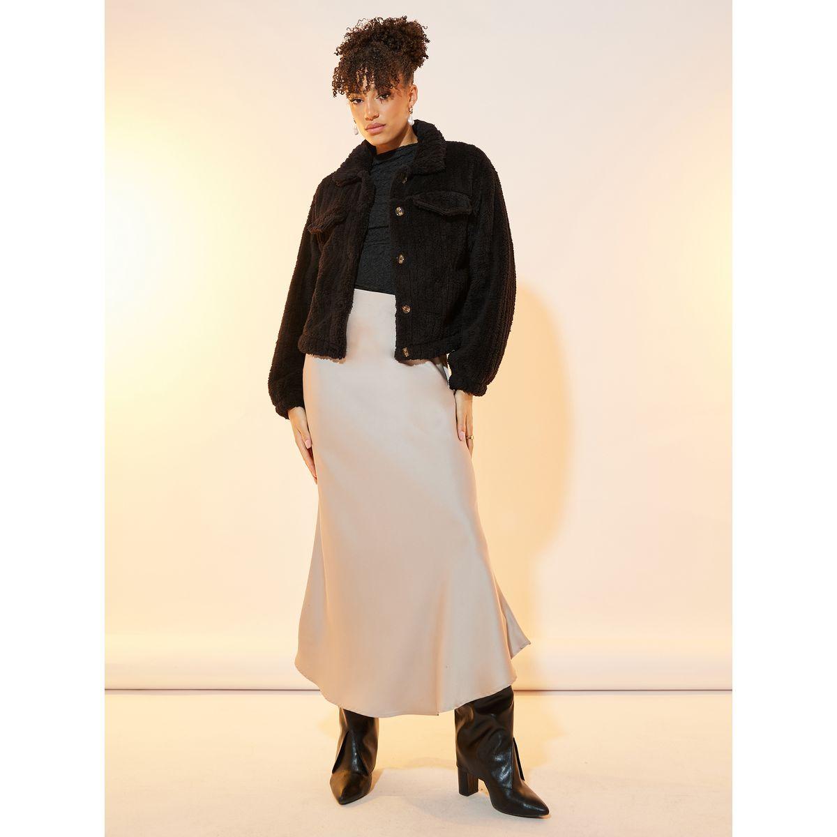 Styli Drop Shoulder Button Up Teddy Jacket-women-clothing-coatsandjackets-coats-image-2