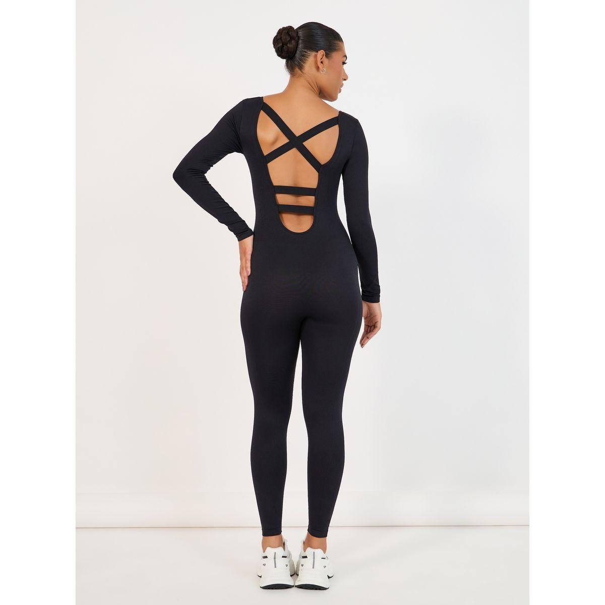 Styli Multi Strap Cross Back Long Sleeve Unitard-women-clothing-sportswearandactivewear-trackpantsandtracksuits-image-5