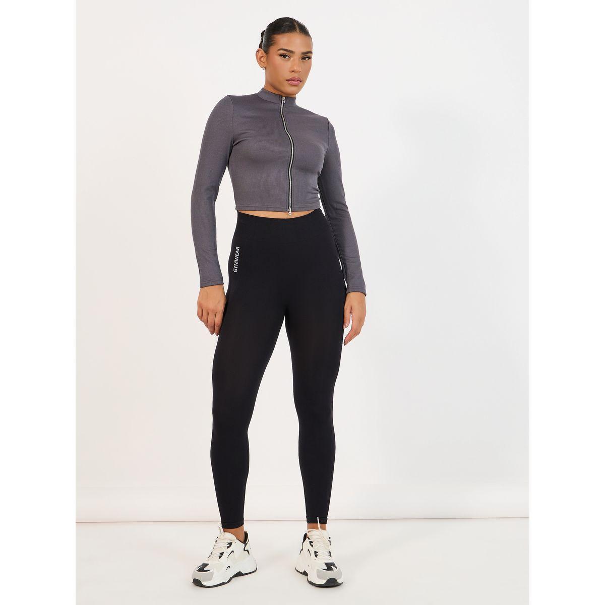 Styli Seamless Text Detail Leggings-women-clothing-sportswearandactivewear-bottoms-image-1