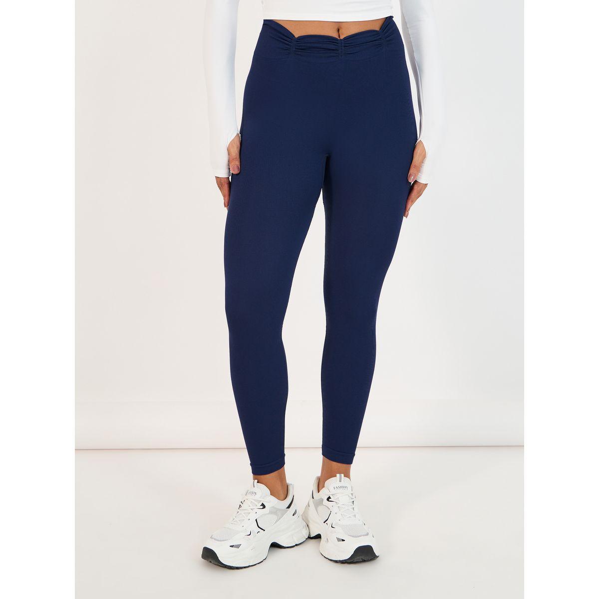 Styli Ruched Waist Detail Leggings-women-clothing-sportswearandactivewear-bottoms-image-2