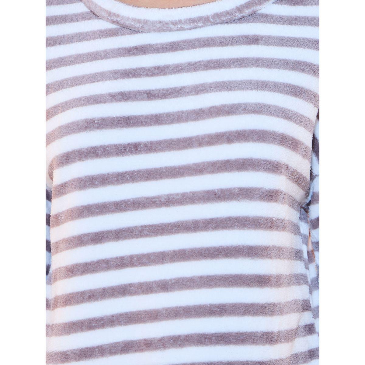 Styli Striped Print T-Shirt & Pyjama Set-women-clothing-nightwear-pyjamas-longsets-image-3