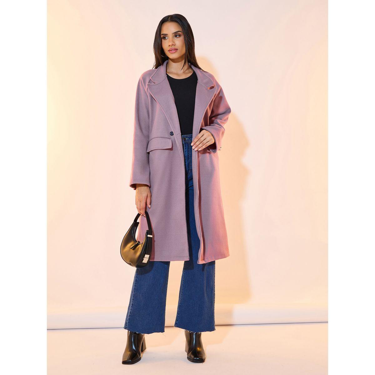 Styli Double Breasted Lapel Collar Overcoat-women-clothing-coatsandjackets-coats-image-2