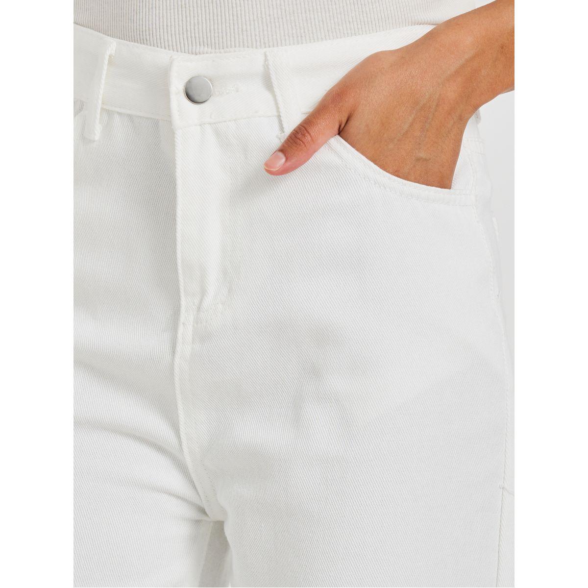 Styli Mid Rise Plain Straight Fit Jeans-women-clothing-bottoms-jeans-image-3