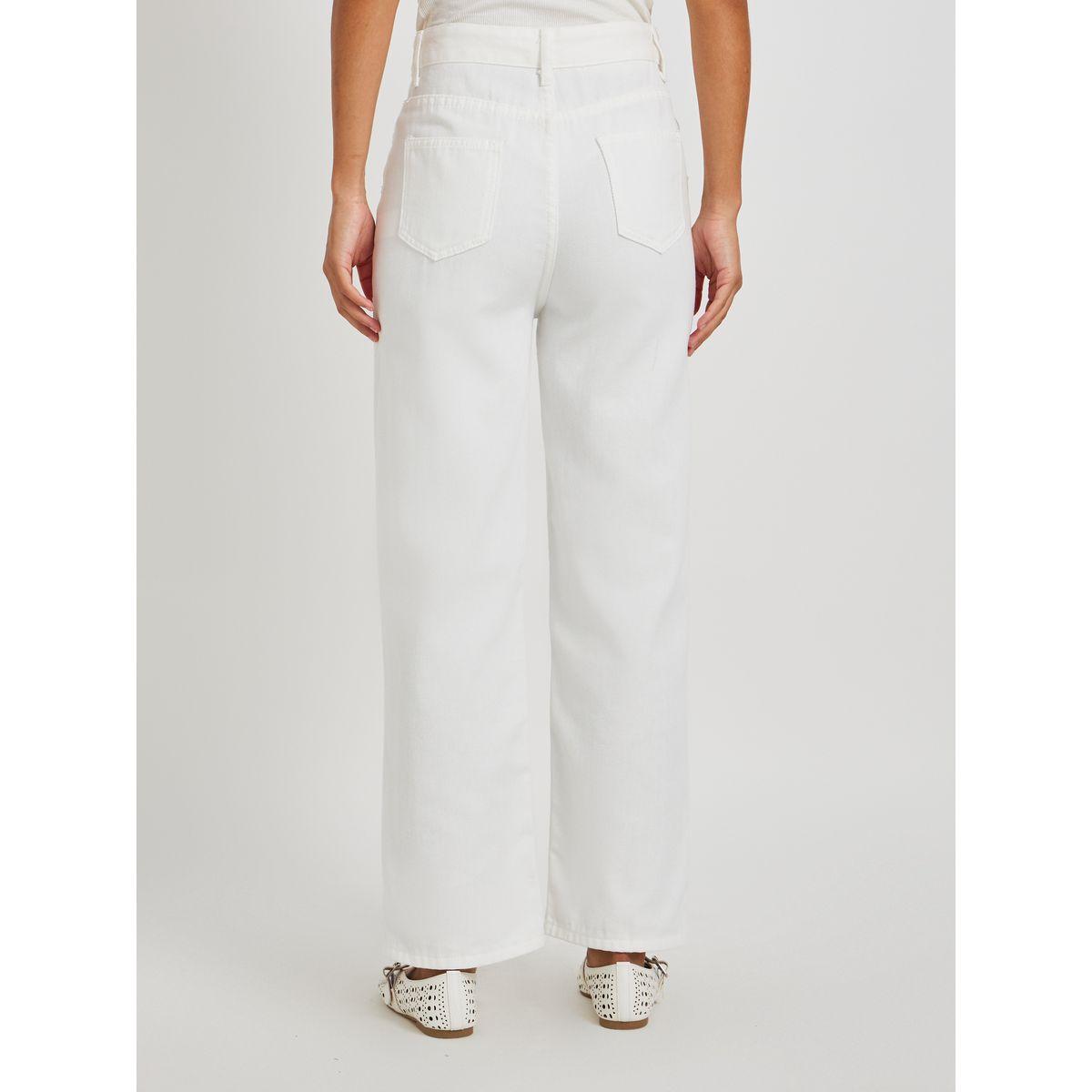 جينز سادة بقصة مستقيمة وخصر متوسط-women-clothing-bottoms-jeans-image-4