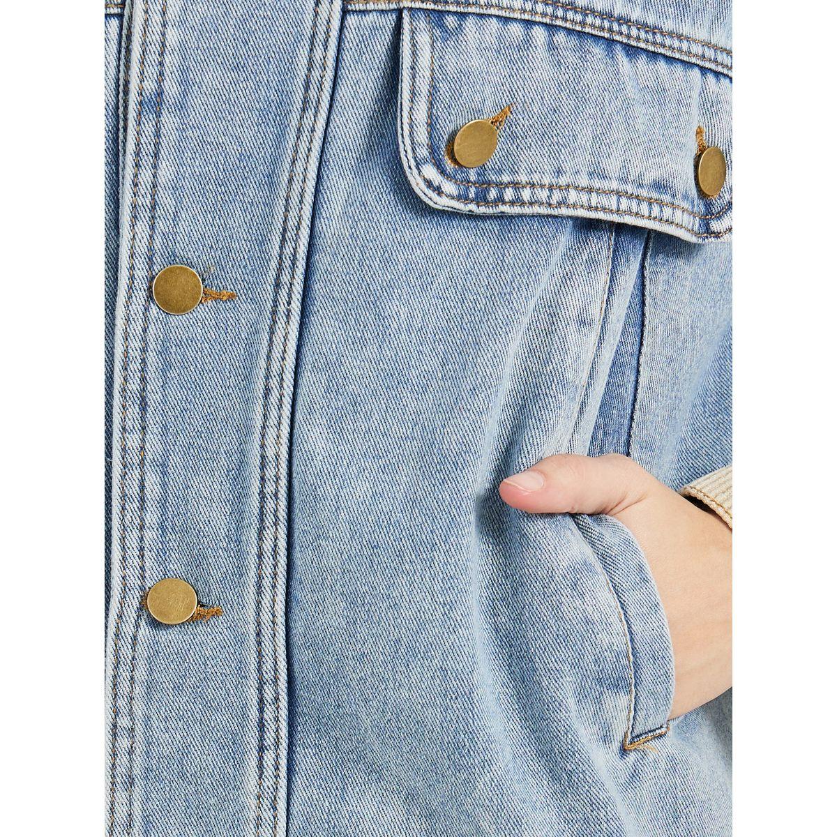Styli Oversized Longline Denim Jacket-women-winterwear-coatsandjackets-jackets-image-5