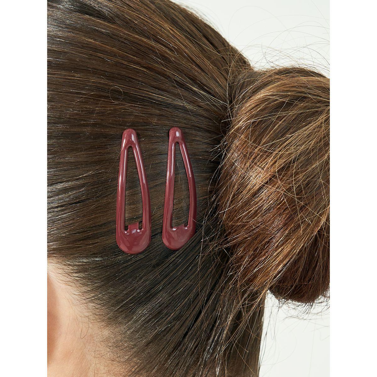 Styli Set of 5 - Plain Hair Clip-women-hairaccessories-bands-image-2
