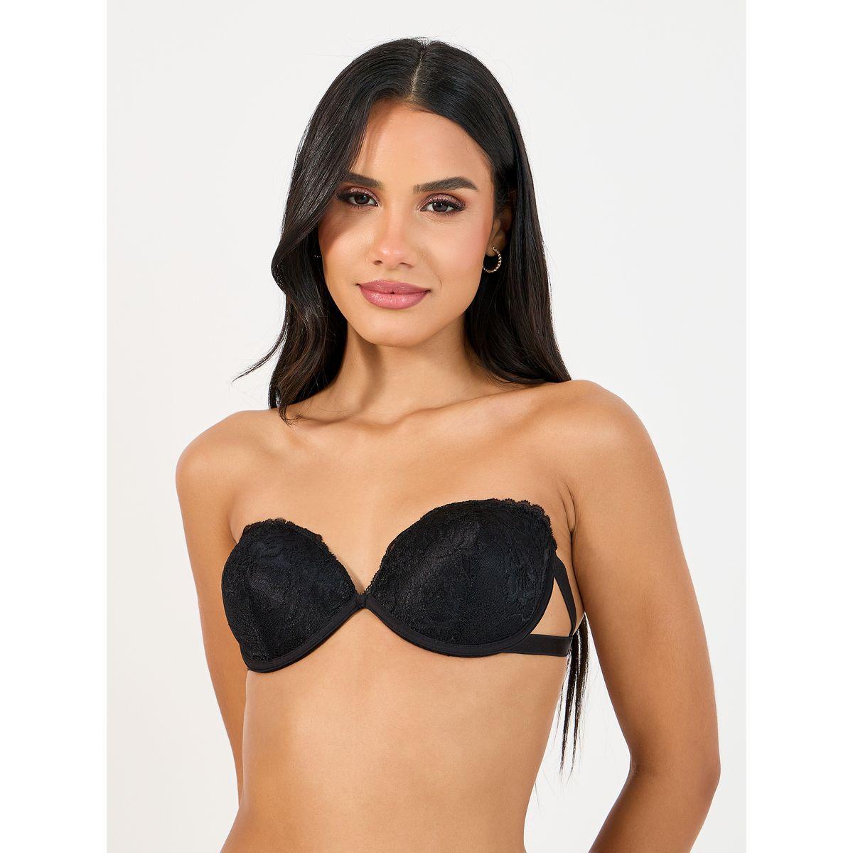 Styli Pack of 2 - Padded Wired All Over Lace Strapless Bra-women-clothing-lingerie-bras-image-5